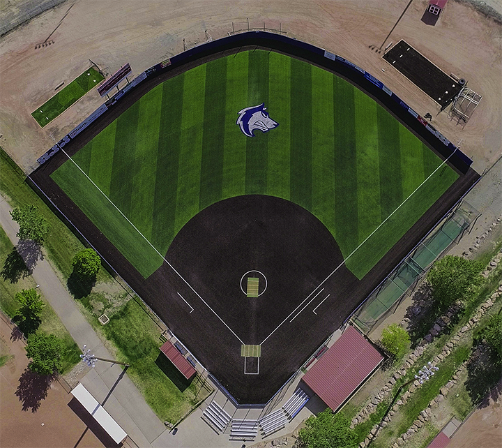 CSU Pueblo Softball Field, Pueblo, CO - synthetic turf